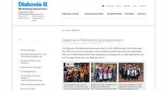 Desktop Screenshot of diakonie-mv.de