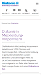 Mobile Screenshot of diakonie-mv.de